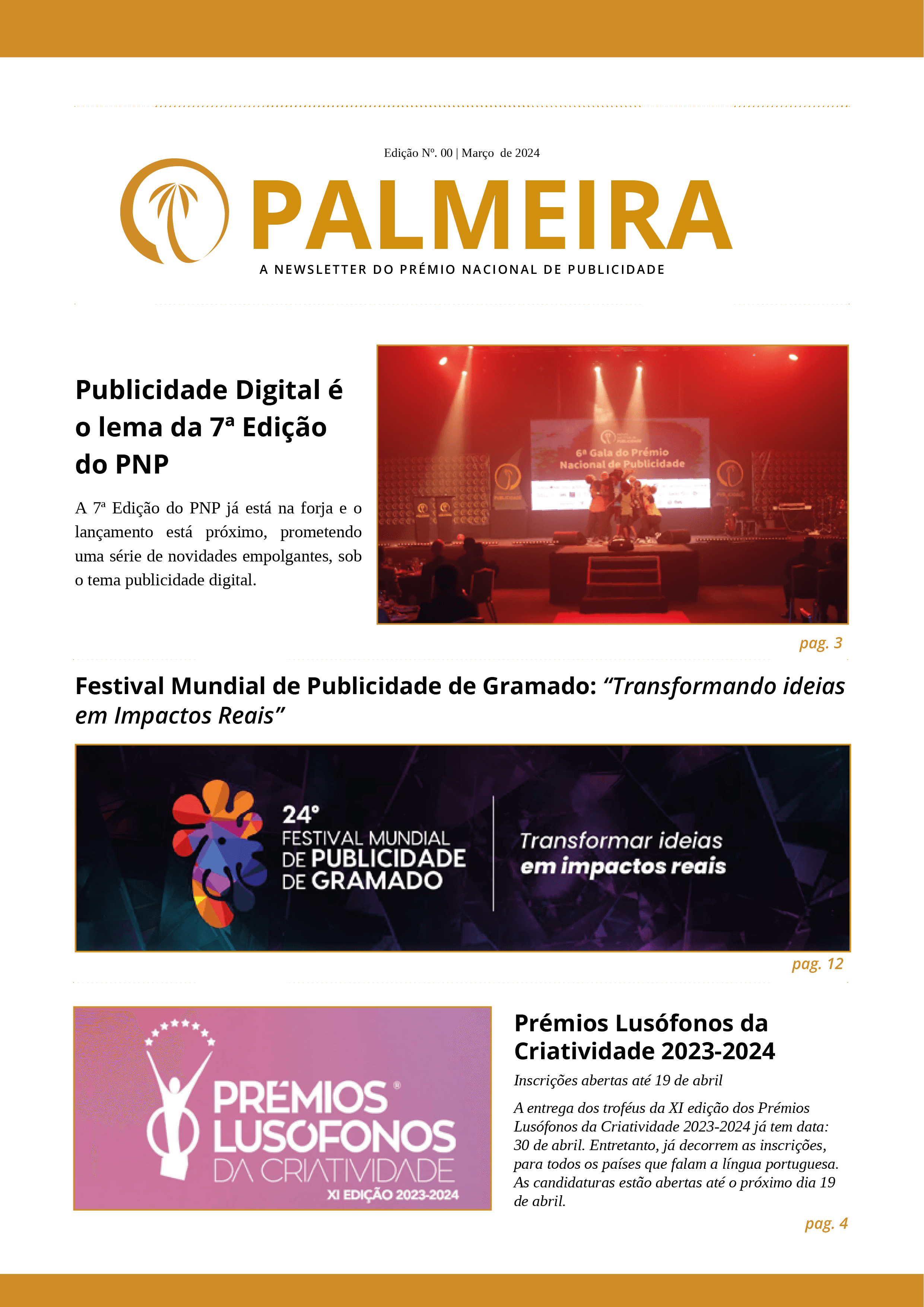 Newsletter Palmeira edição 00